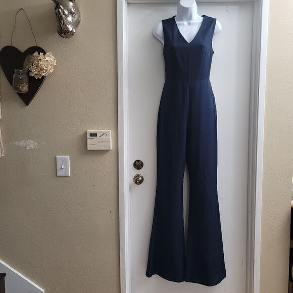 Lavish Alice bell bottom jumpsuit - Picture 1 of 10